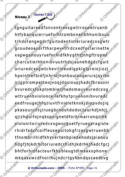 Page 7 de la fiche