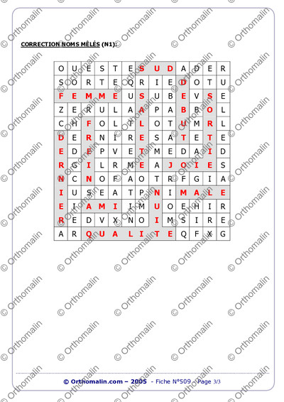 Page 3 de la fiche
