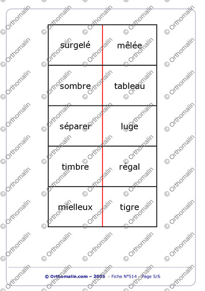Page 5 de la fiche