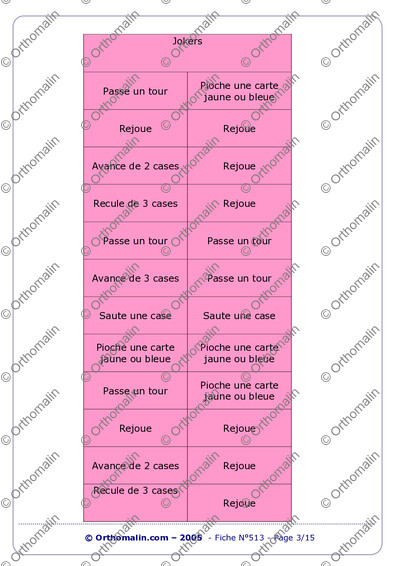 Page 3 de la fiche