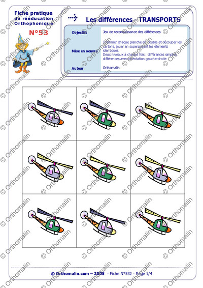 Page 1 de la fiche