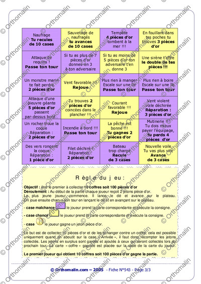 Page 3 de la fiche