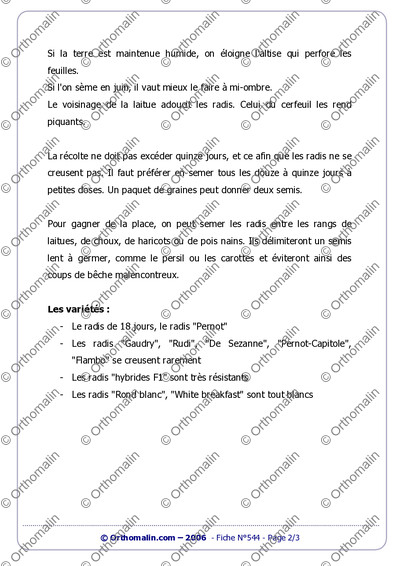 Page 2 de la fiche