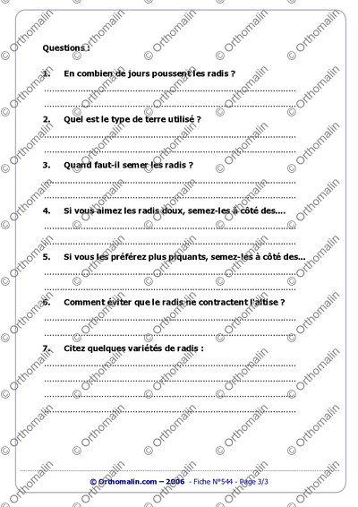 Page 3 de la fiche
