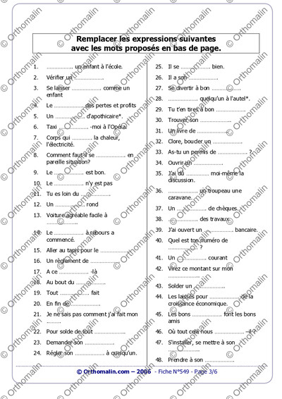 Page 3 de la fiche