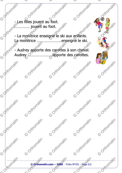 Page 2 de la fiche
