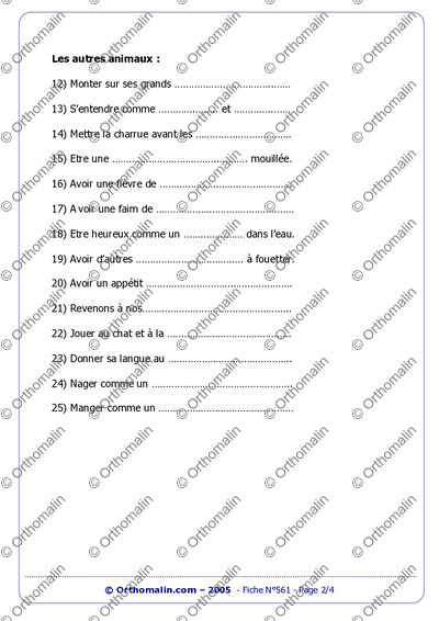 Page 2 de la fiche