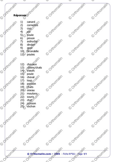 Page 4 de la fiche