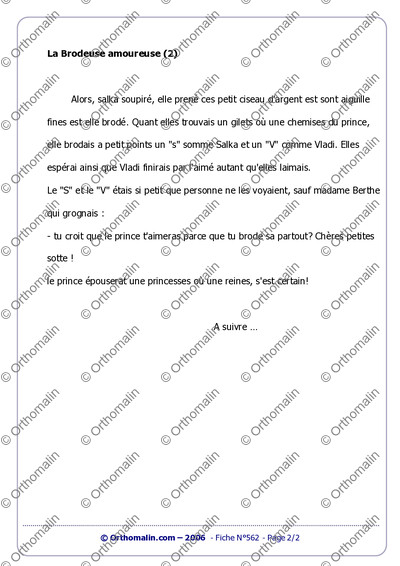 Page 2 de la fiche