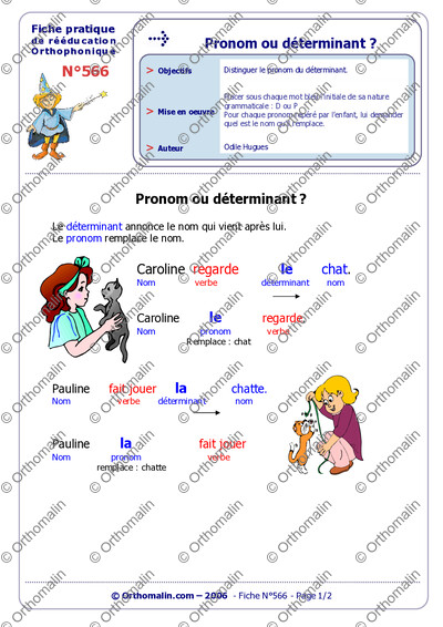 Page 1 de la fiche
