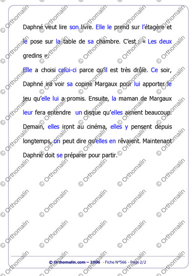 Page 2 de la fiche