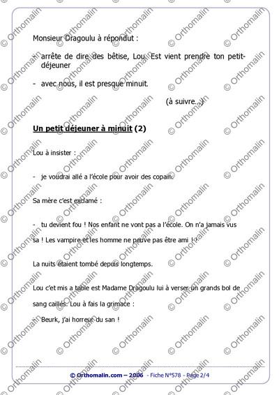 Page 2 de la fiche