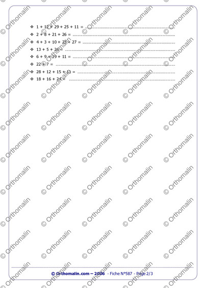 Page 2 de la fiche