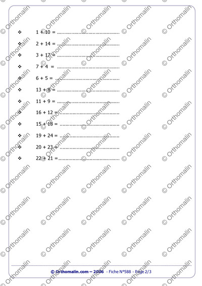 Page 2 de la fiche