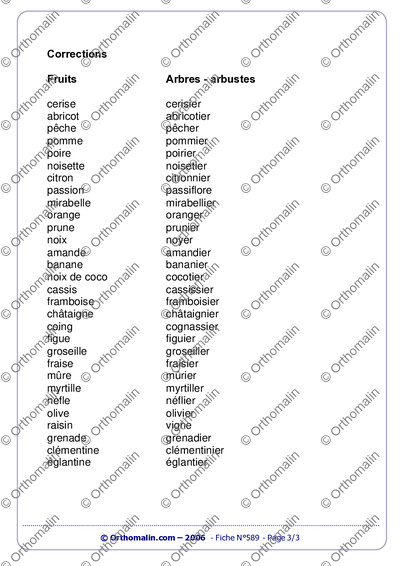 Page 3 de la fiche
