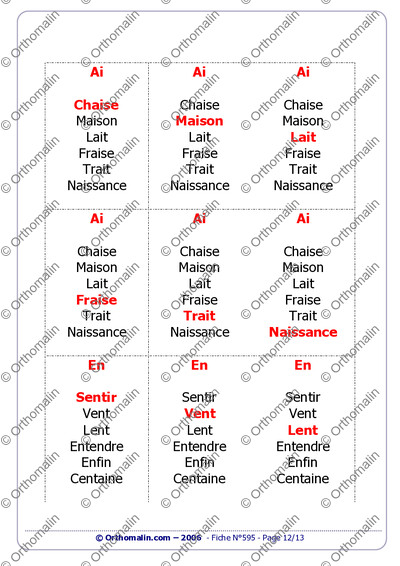 Page 12 de la fiche