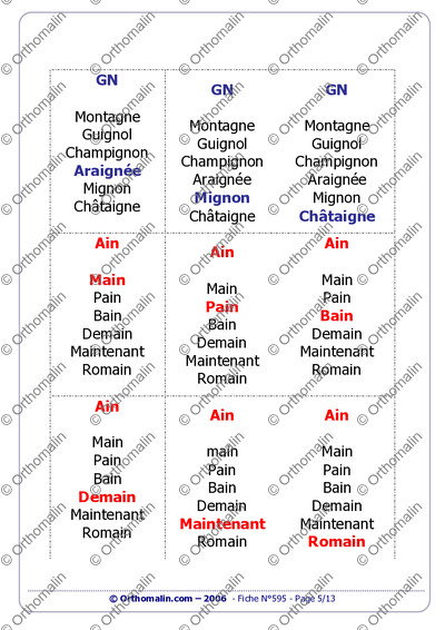 Page 5 de la fiche