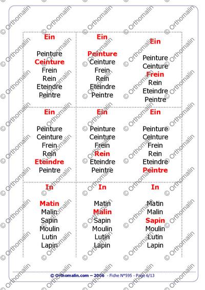 Page 6 de la fiche