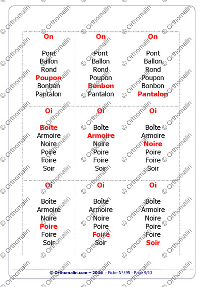 Page 9 de la fiche