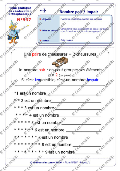 Page 1 de la fiche
