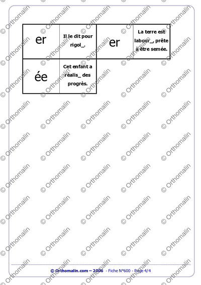 Page 4 de la fiche