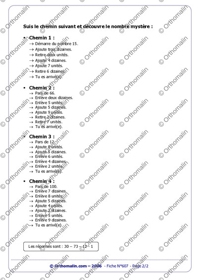 Page 2 de la fiche