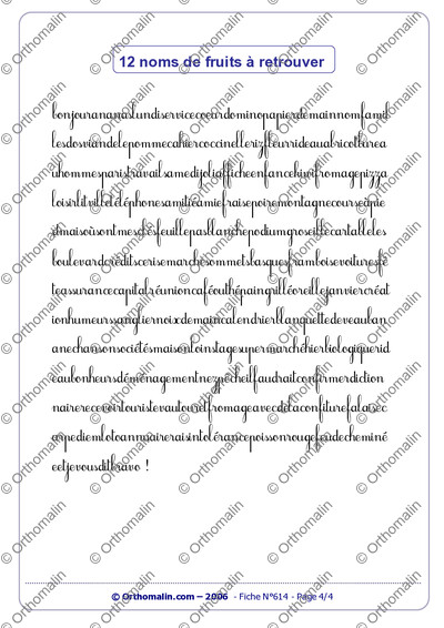 Page 4 de la fiche