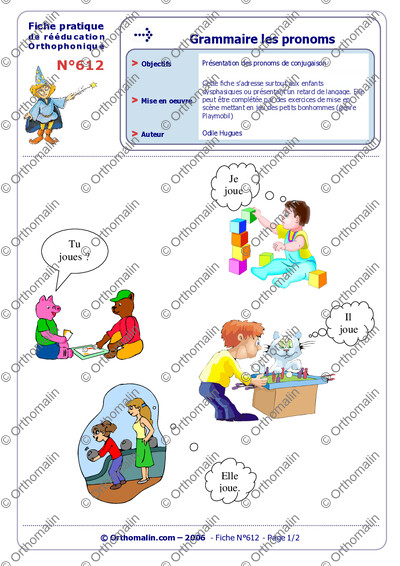 Page 1 de la fiche