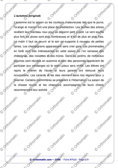 Page 6 de la fiche