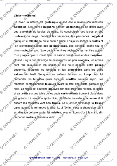 Page 7 de la fiche