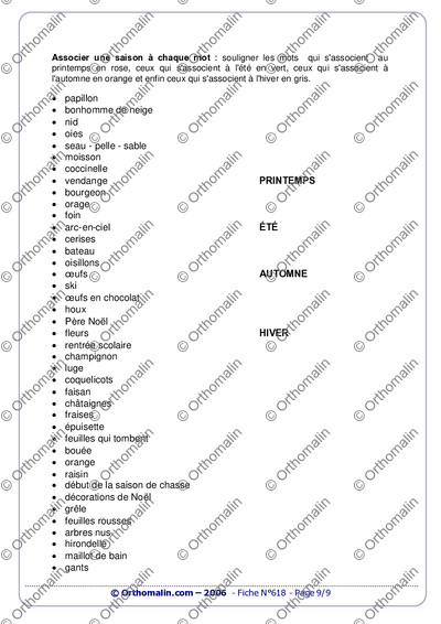Page 9 de la fiche