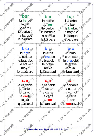 Page 2 de la fiche
