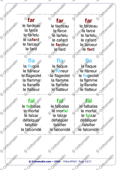 Page 13 de la fiche