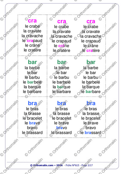 Page 3 de la fiche