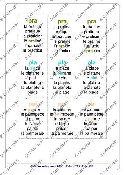 Page 5 de la fiche