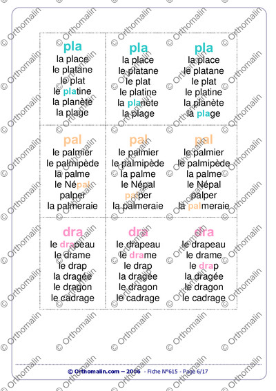 Page 6 de la fiche