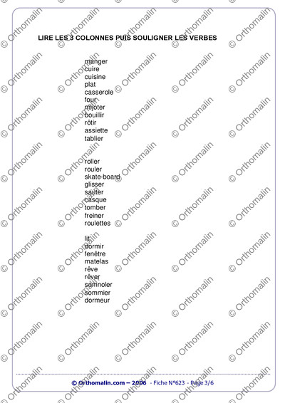 Page 3 de la fiche