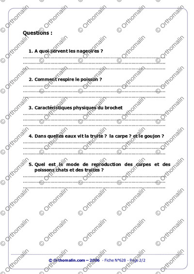 Page 2 de la fiche