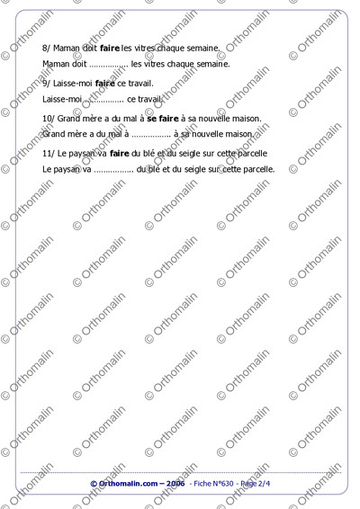 Page 2 de la fiche