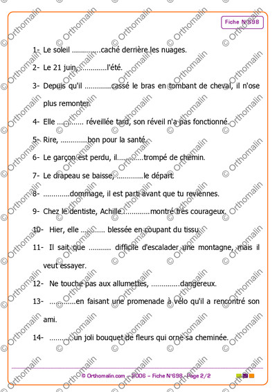 Page 2 de la fiche