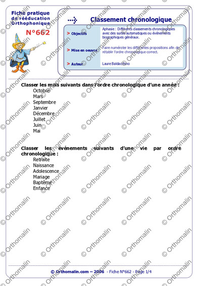 Page 1 de la fiche