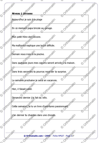 Page 3 de la fiche