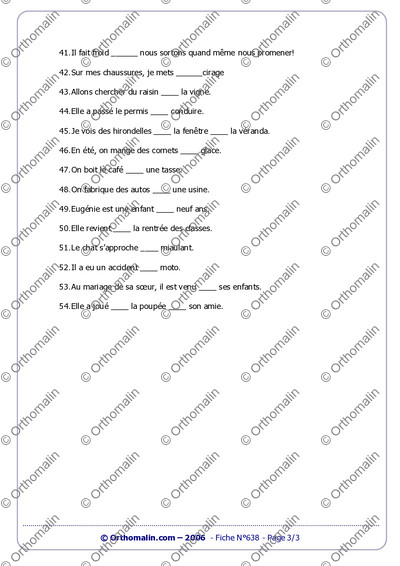 Page 3 de la fiche
