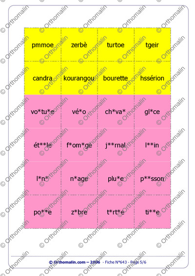 Page 5 de la fiche