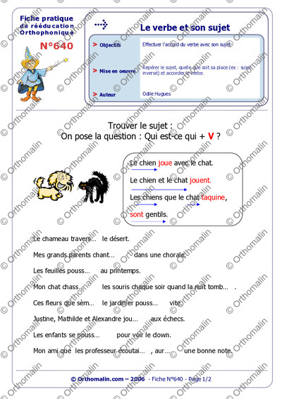 Page 1 de la fiche