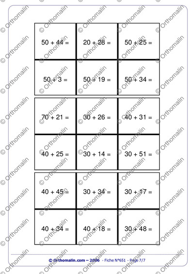 Page 7 de la fiche