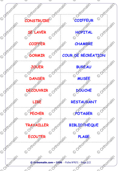 Page 2 de la fiche