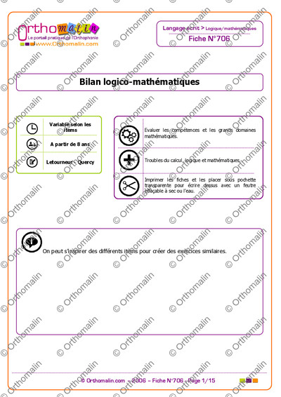 Page 1 de la fiche