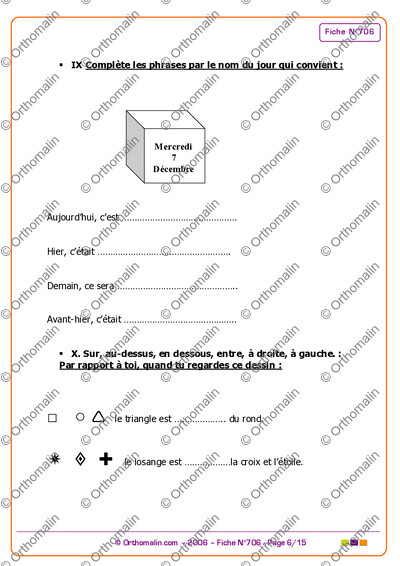 Page 6 de la fiche