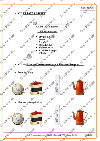 Page 8 de la fiche
